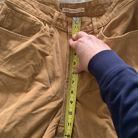 Levi’s 721 high rise skinny button front corduroy size 30 - Picture 12 of 12